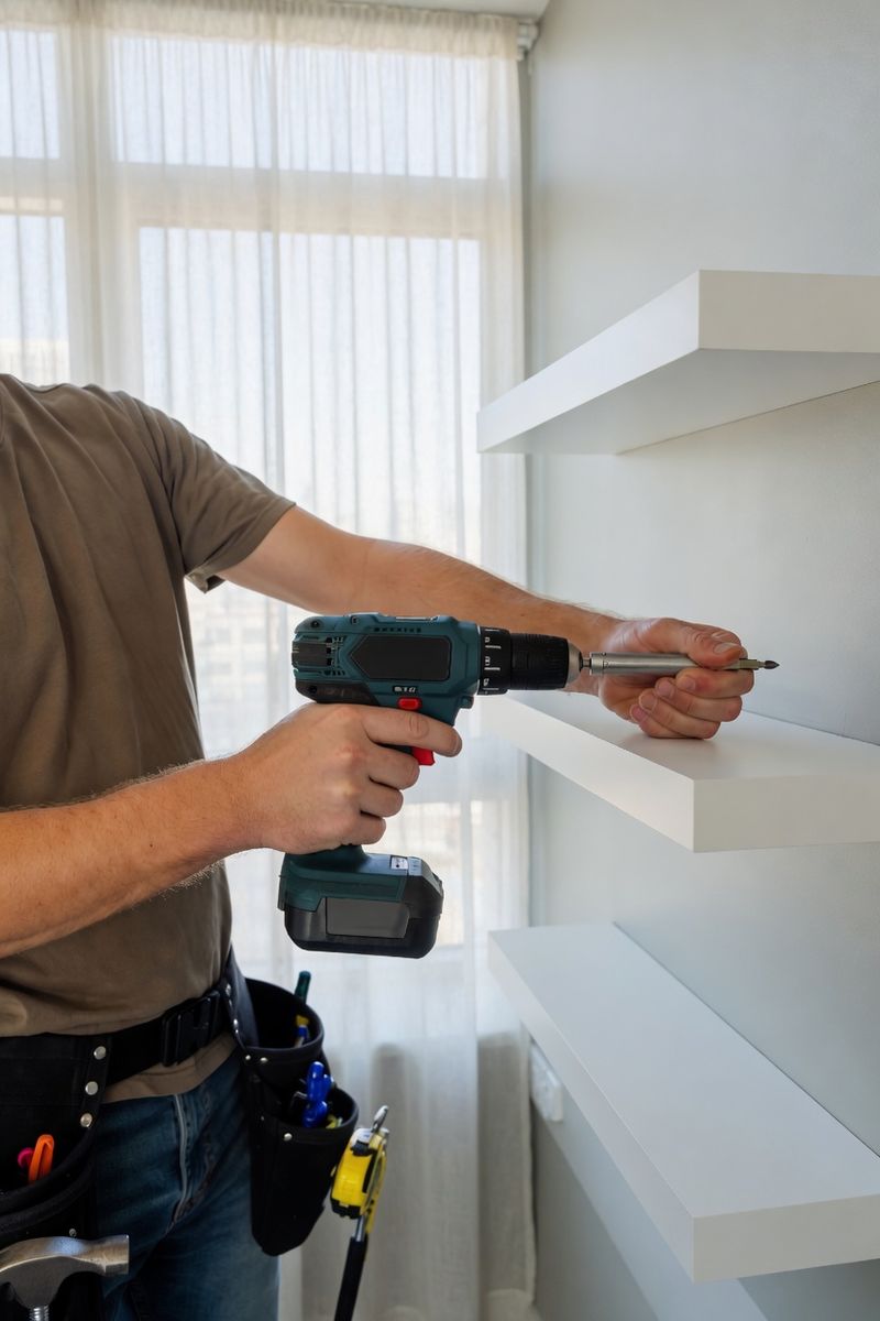 Shelf Installation for Damon Handyman in Manhattan, NY