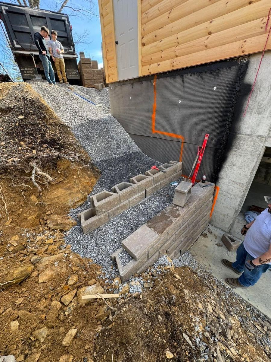 Foundation Excavation for Grayson Groundworks in Sevierville, TN