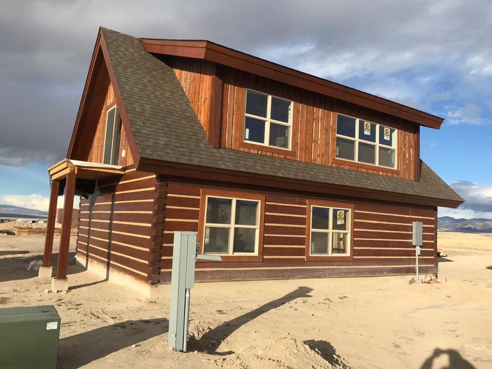 Staining for True Blue Logworks LLC in Corvallis, MT