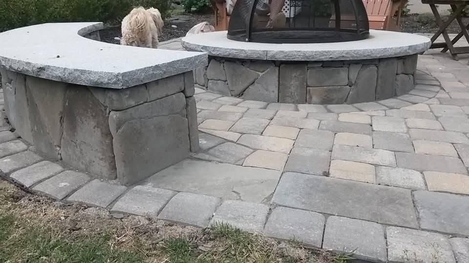 Custom Stonework for Evolution Earthscapes, LLC in Ludlow, MA