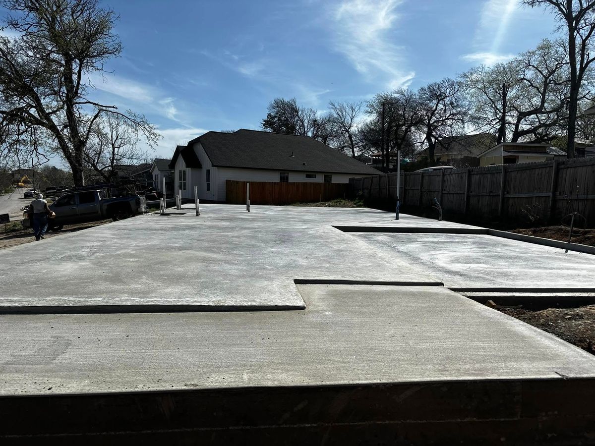 New Home Foundations for Maldonado's Concrete Construction in Dallas, TX