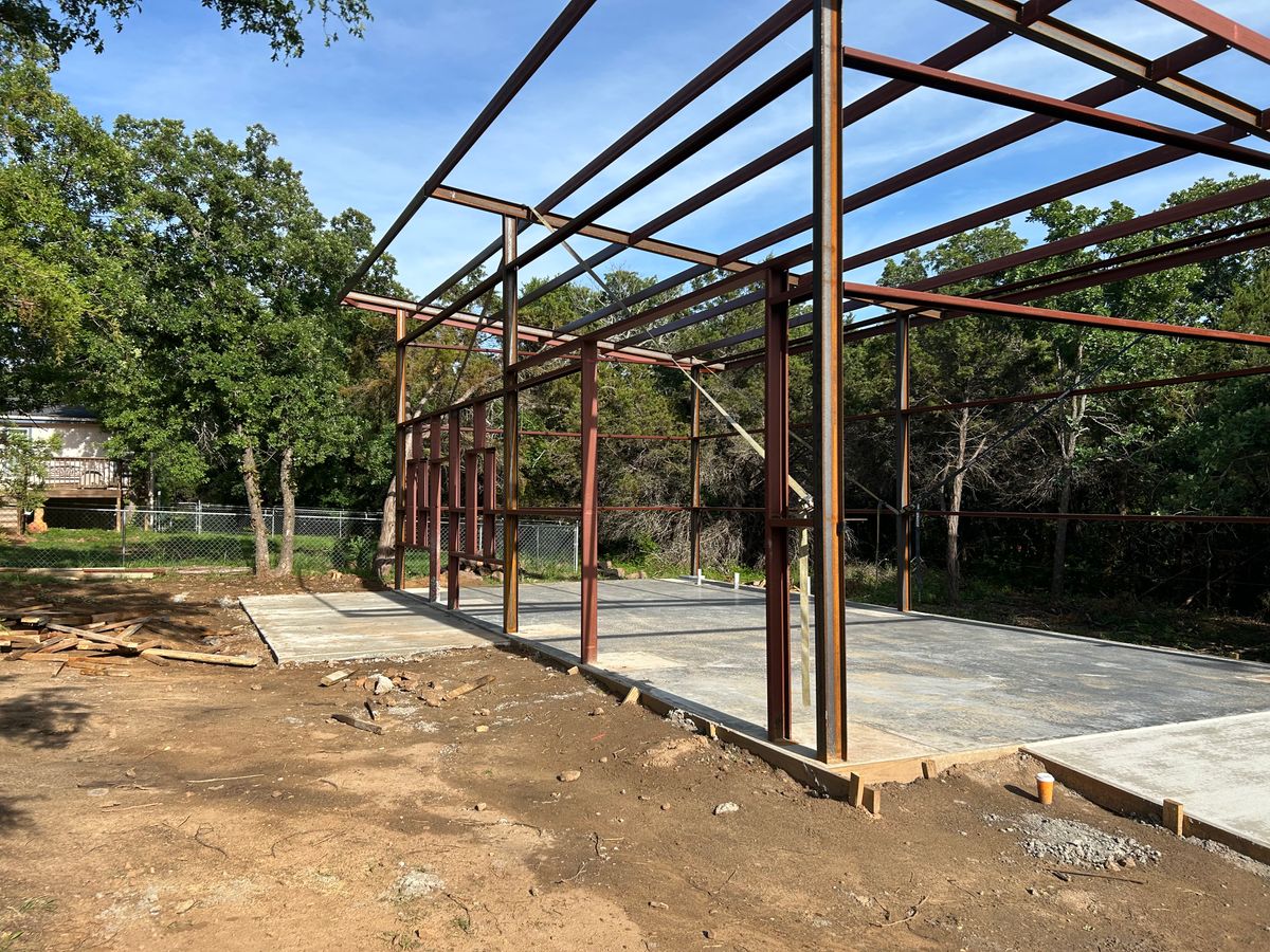 Carport Installation for Triple R Custom Metal Roofing in Fort Worth, TX