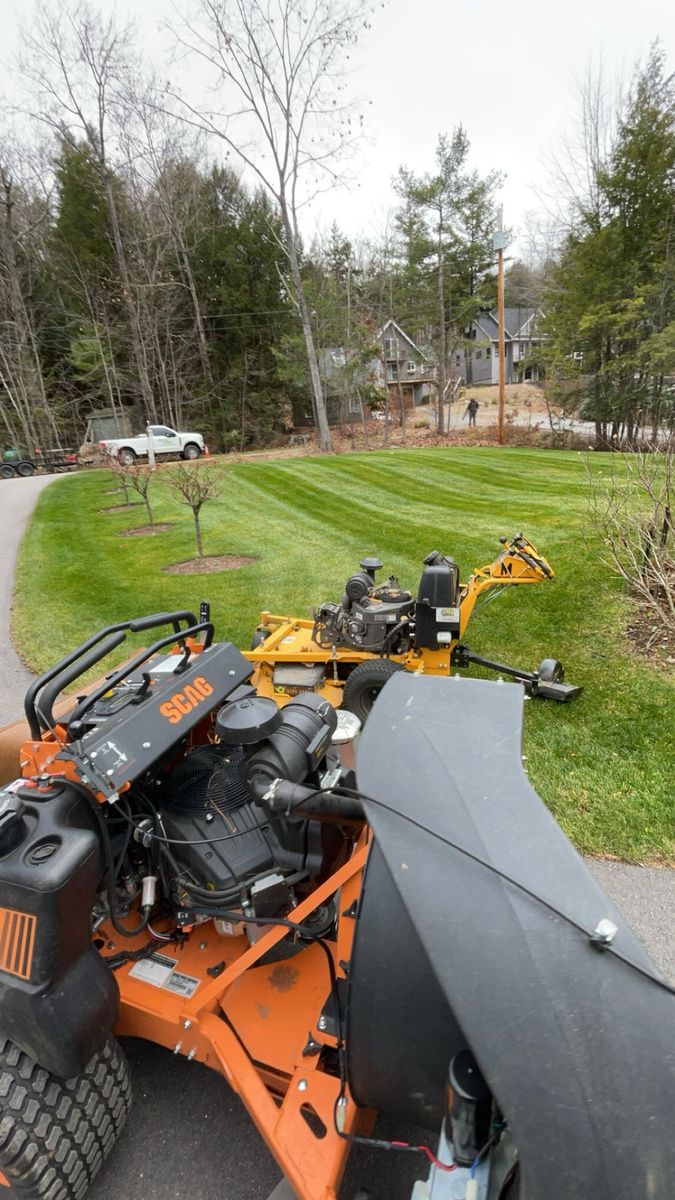 Fall & Spring Clean Ups for BRB Property Management in Moultonborough, NH