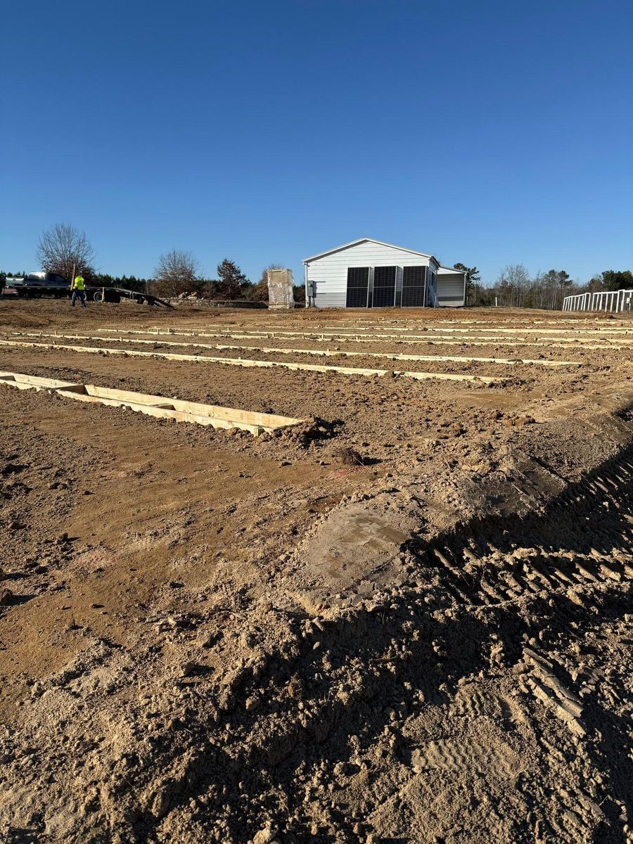 Foundation Digging for Advantage Rental And Services in Youngsville, NC