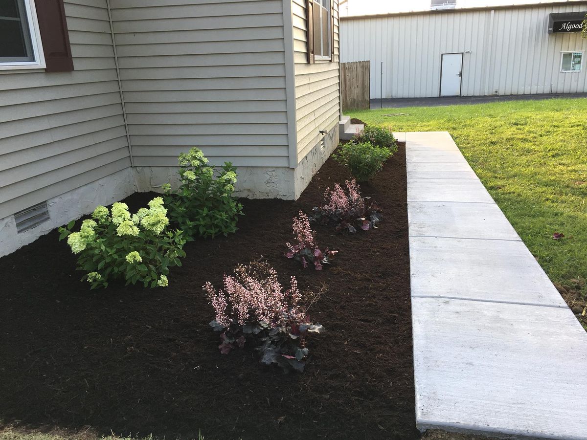 Flower Bed Installation for Fenix Lawn Care in Cookeville, TN