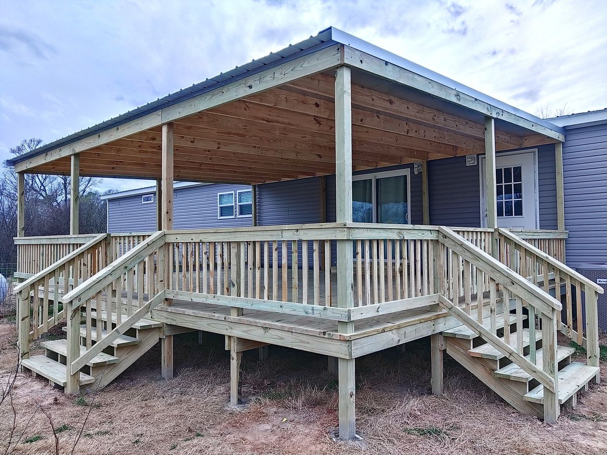 Deck & Patio Installation for G.I. Fence & Metal Work in Gilmer, TX