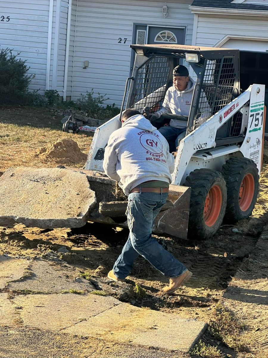 Concrete Repair for GV Concrete LLC in Cherry Hill Township, NJ