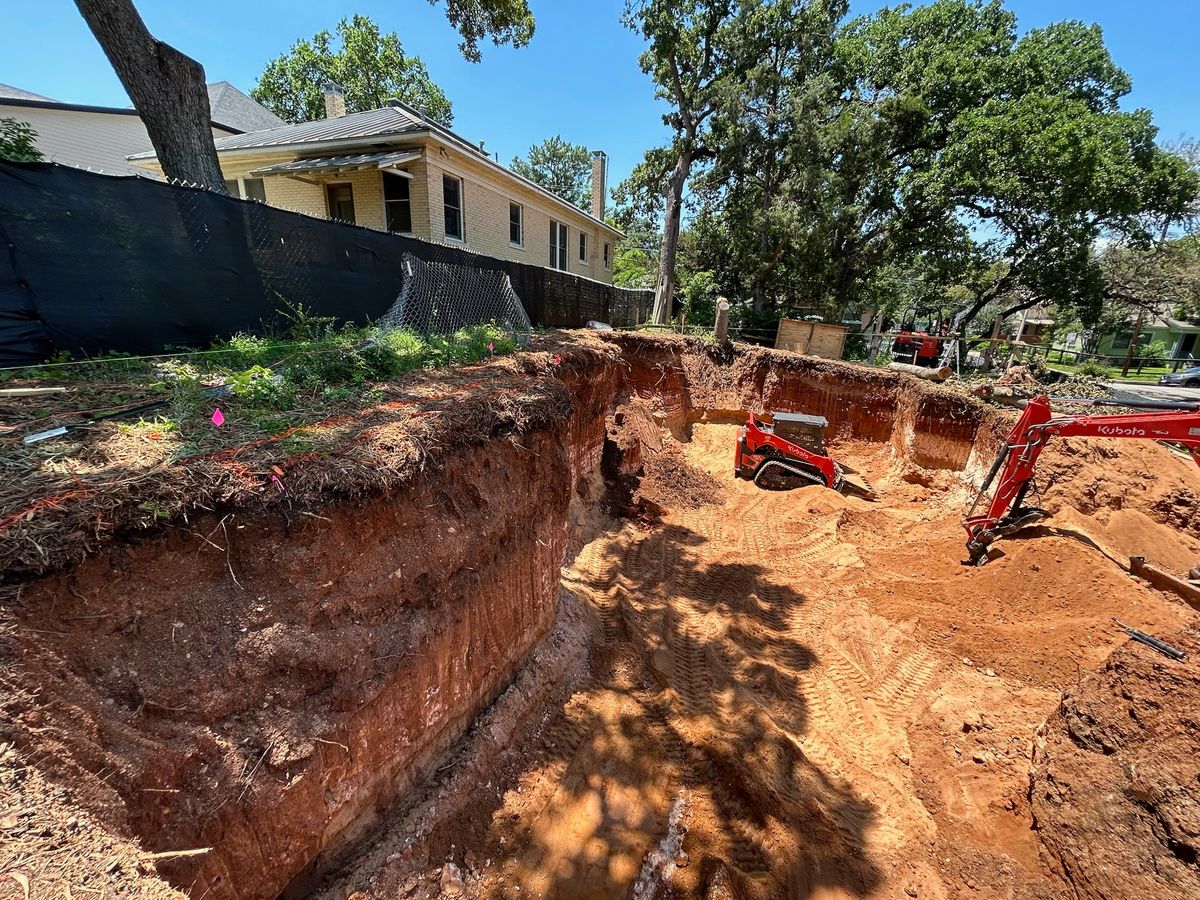 Excavation for Black Eagle Construction Inc in Austin, TX
