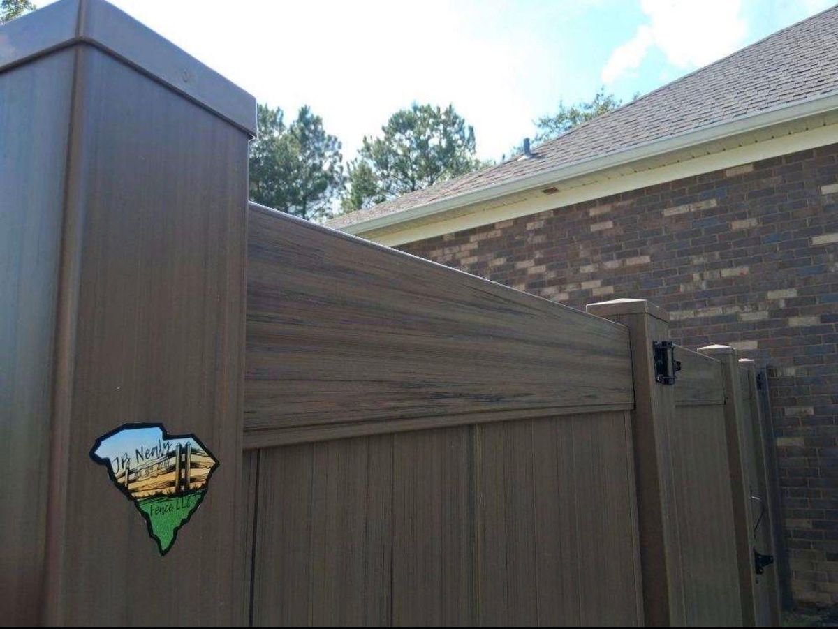 Fence Installation for JB Nealy Fence in Elgin, SC