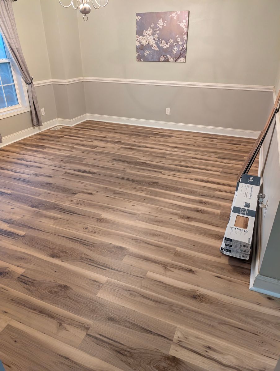 LVP FLOORING for Quality Construction and Design, LLC in Gaffney, SC