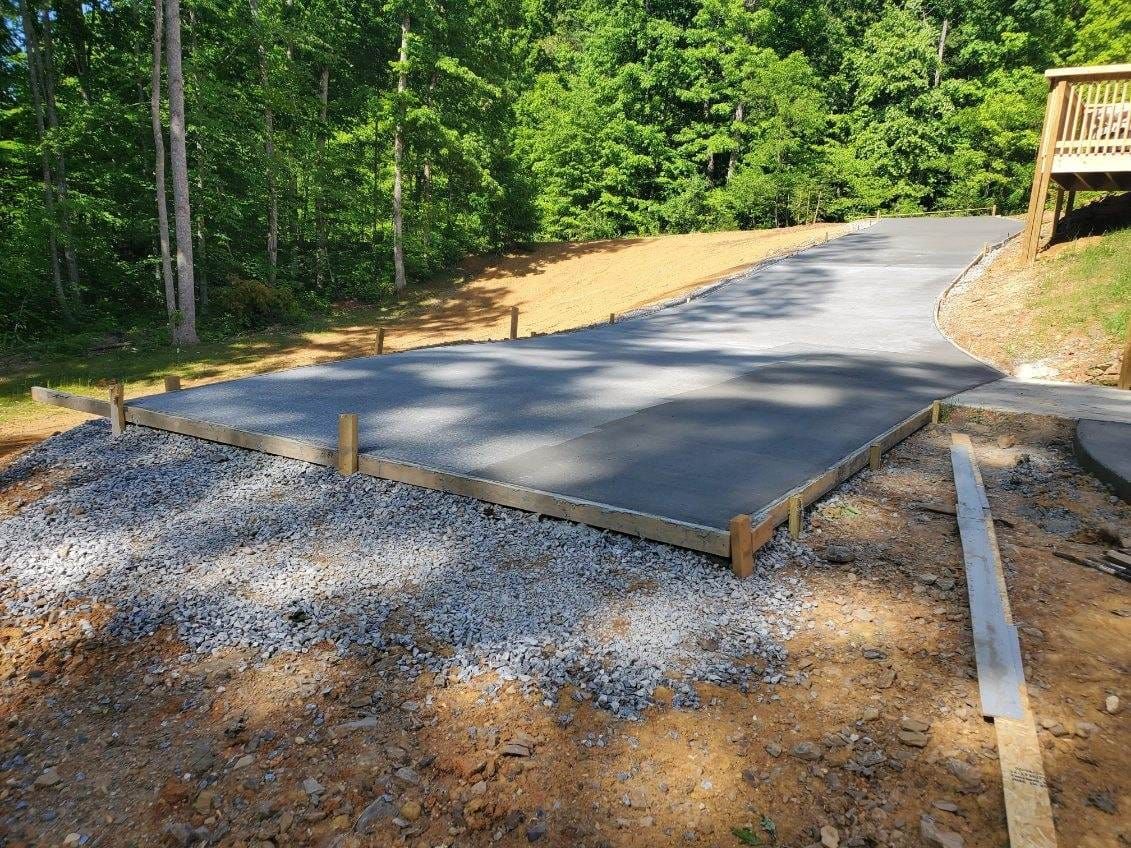 Driveway Construction for Mike Smith Concrete in Afton, TN