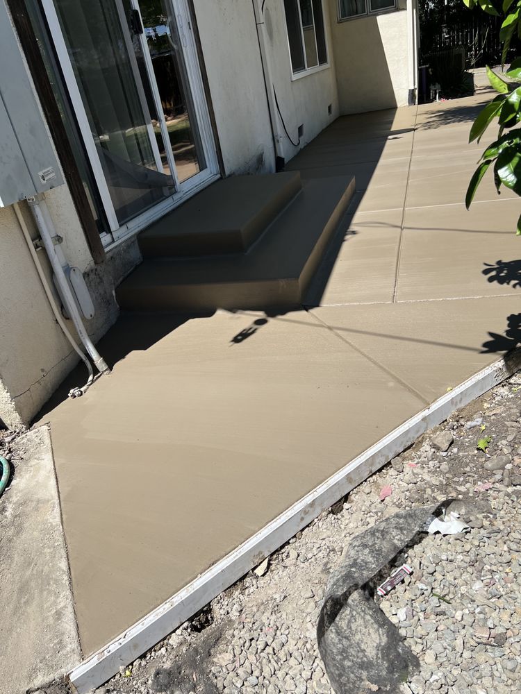 Step Design & Installation for PREMIER CONCRETE CREATIONS in Stockton, CA