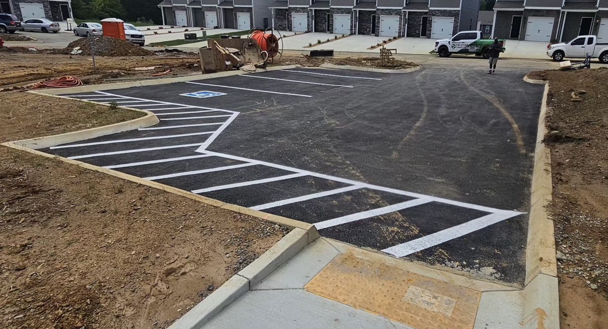 ADA Pavement Markings for Stripe A Lot in Knoxville, TN