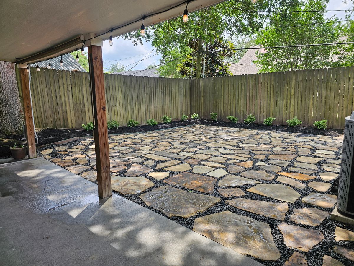Patio Design & Construction for Bruno's Professional Lawn's & Landscape in Beaumont, TX