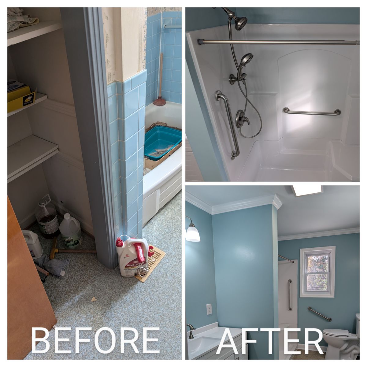 Full Bathroom Remodel for Brick City Bath in Sanford, NC