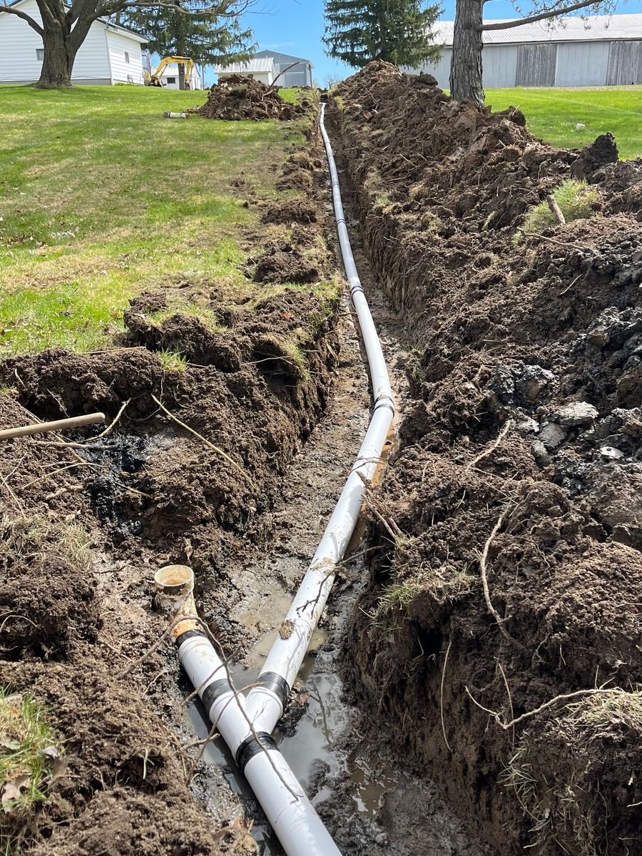 Drainage System Install & Repair for E&J Land Services in Marysville, OH