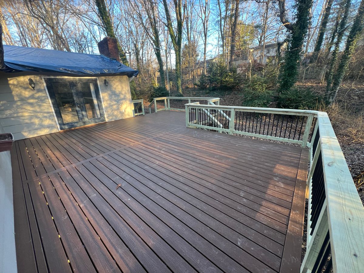 Deck & Patio Installation for Redwood Construction in Asheville, NC