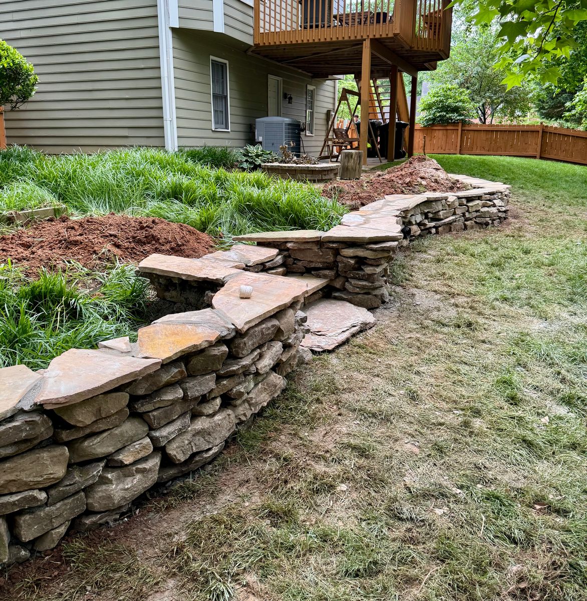 Retaining Wall Construction for Stellar Edge Construction in Atlanta, GA