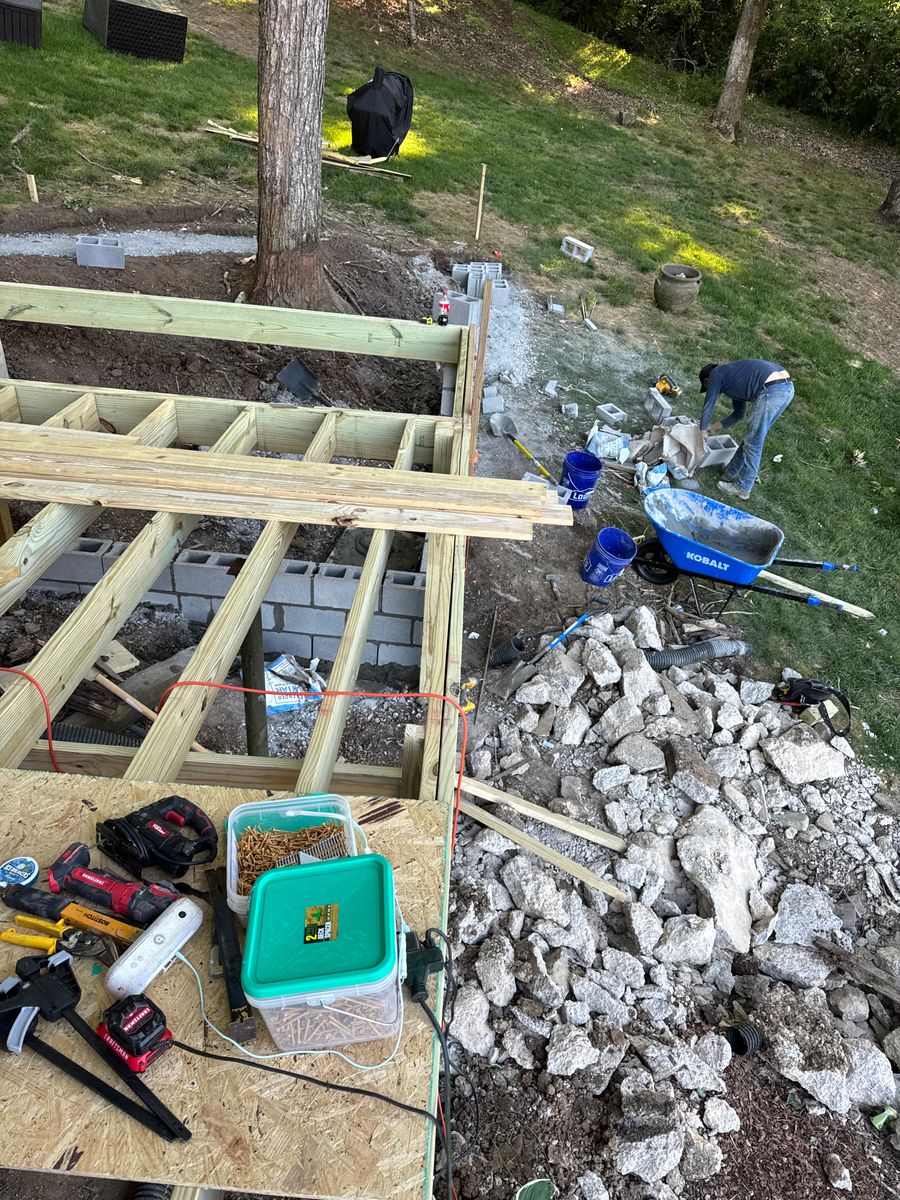 Deck & Patio Installation for J&L Remodeling in Mt. Juliet, TN