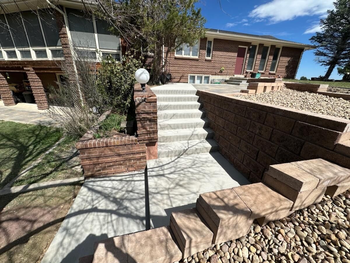 Stair Design & Installation for RT Custom Concrete LLC in Longmont, CO