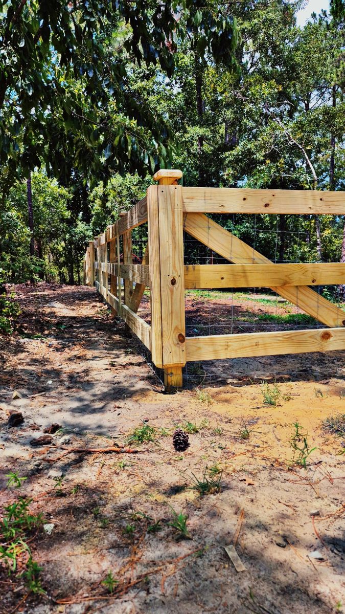 Farm fence for JB Nealy Fence in Elgin, SC