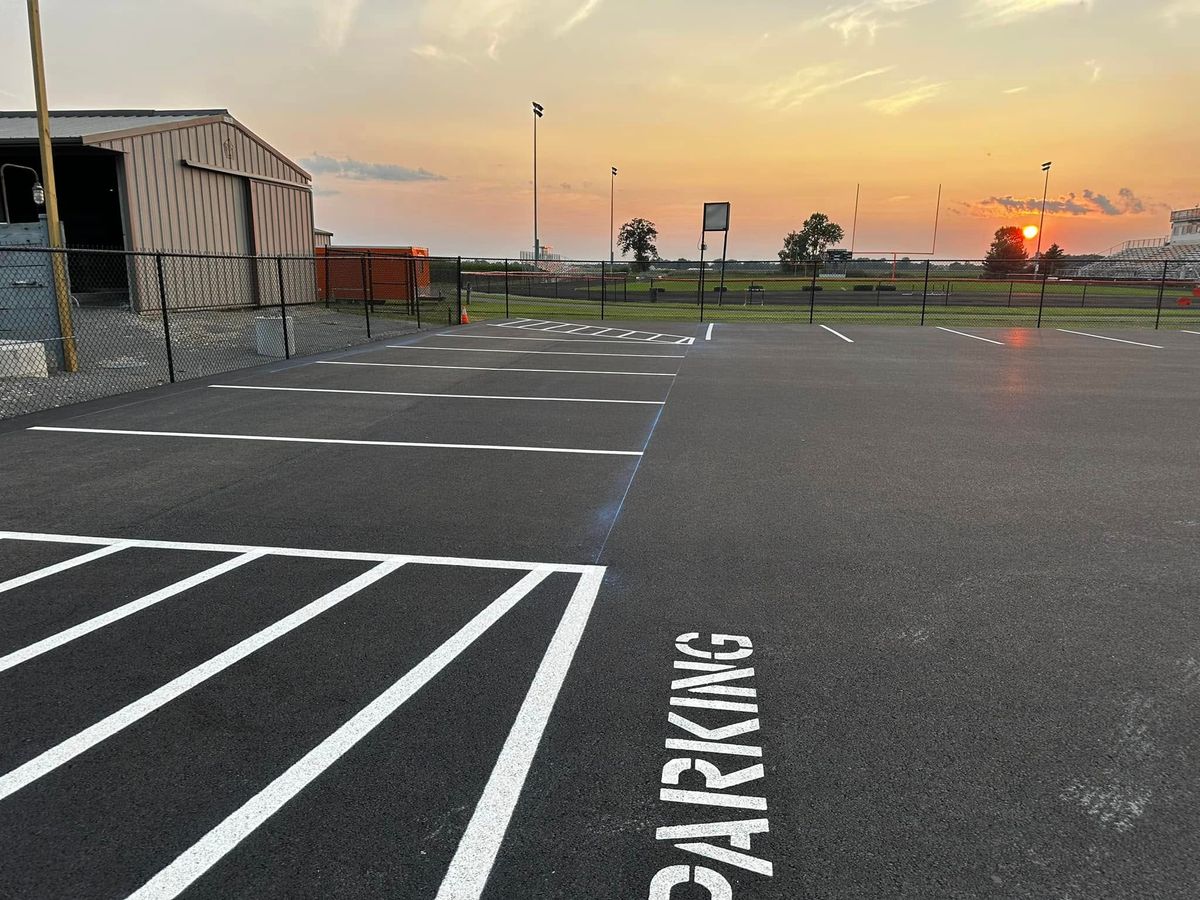 Parking Lot Striping for Ronnies Line Striping in Kenton, OH