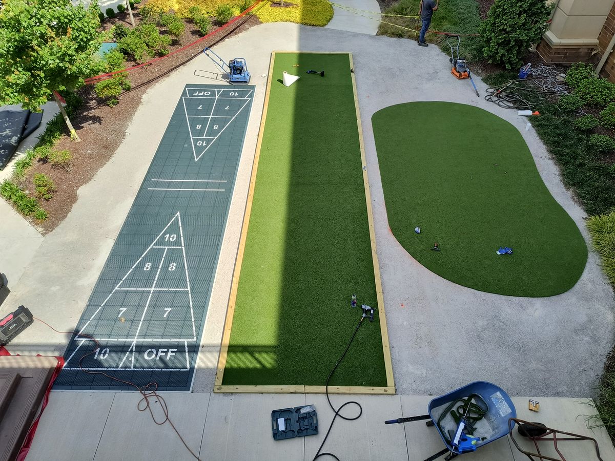 Artificial Turf Bocce Court's  for Elite Turfs in Concord, NC