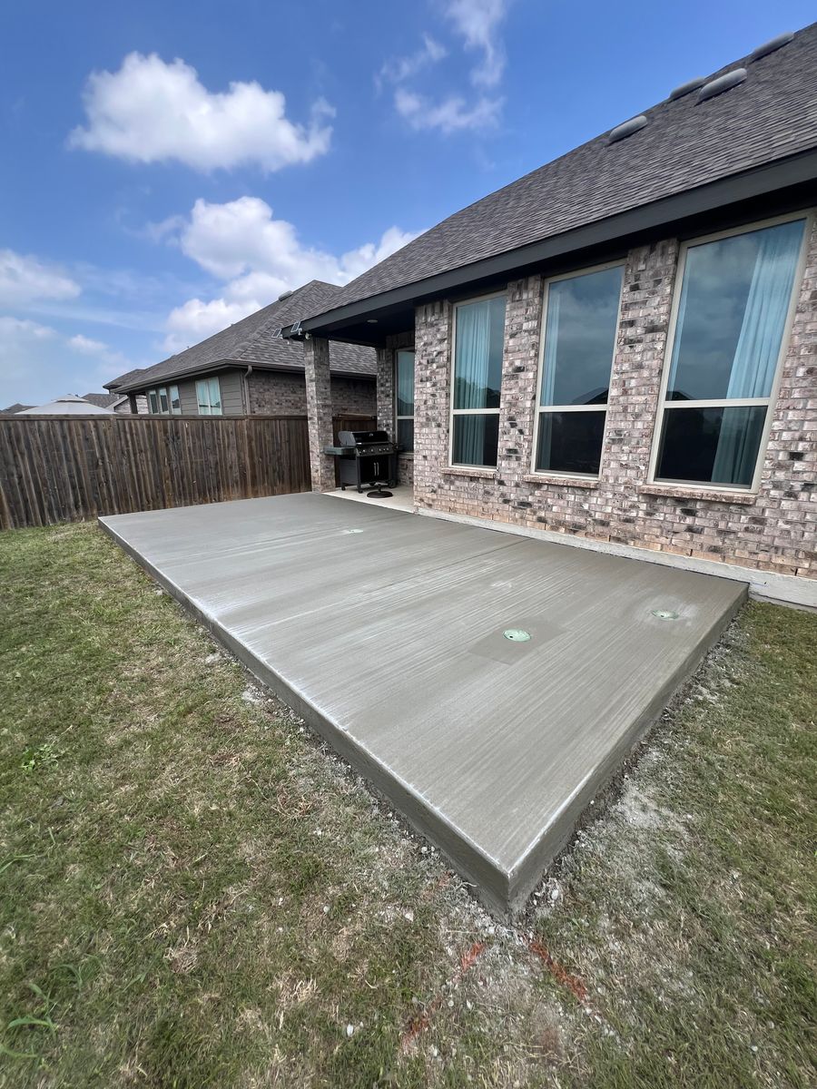 Concrete Slab Construction for BW Concrete Contracting LLC in Fort Worth, TX