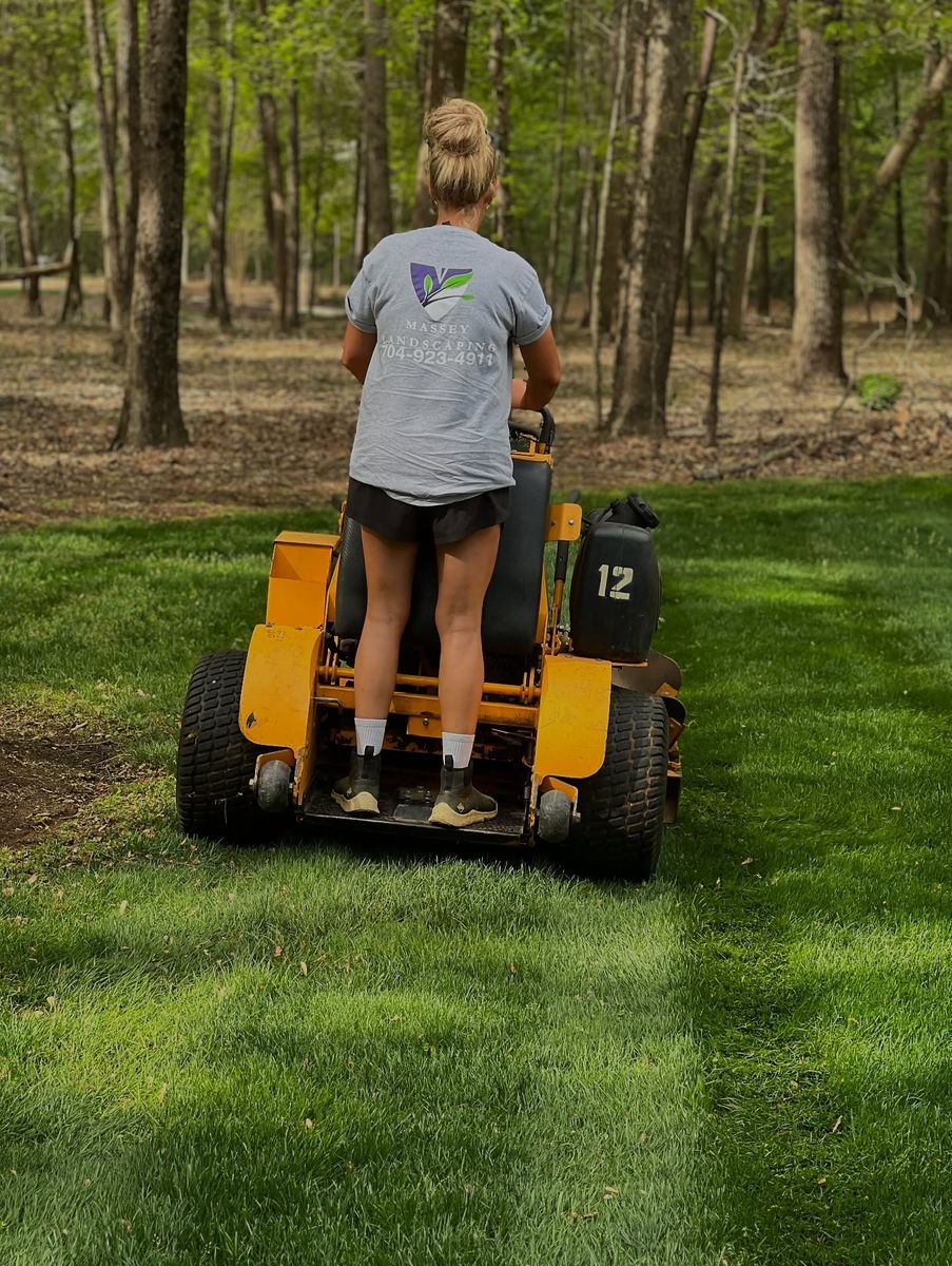 Lawn Mowing for Massey Landscapings in Gastonia, NC