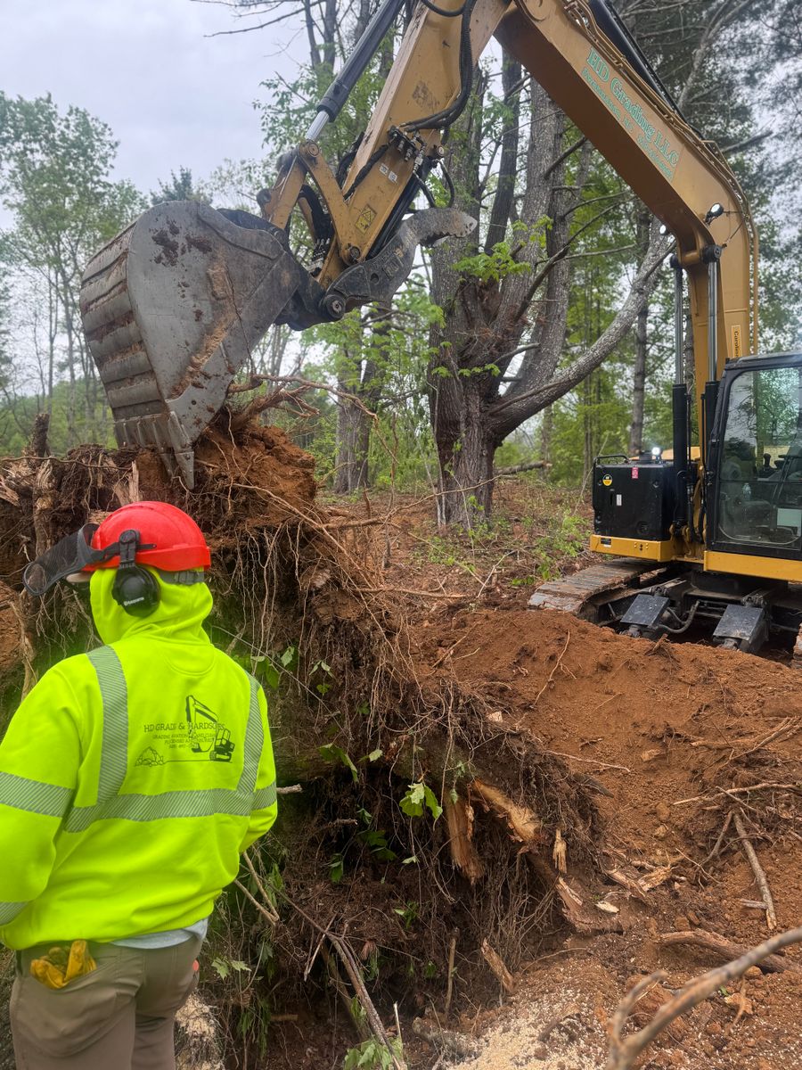 Land Clearing for HD Grading in Swannanoa, NC