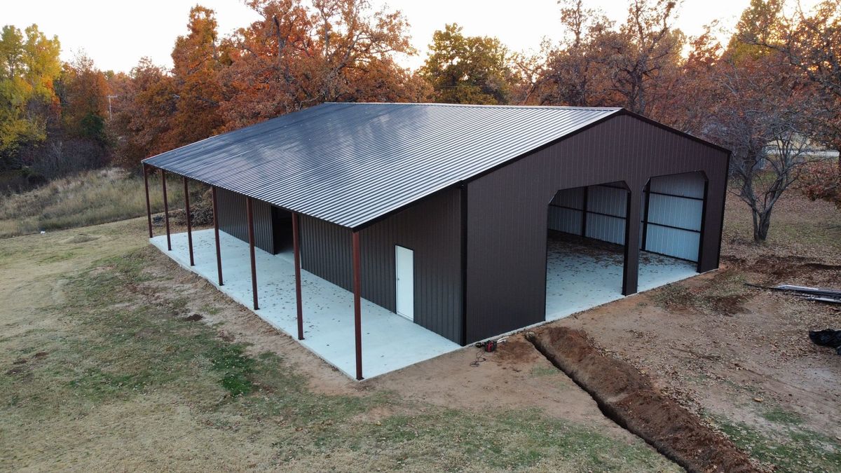 Oklahoma Commercial Steel Buildings (warehouses, agricultural, aviation, strip malls) for A-N-H Construction LLC in Oklahoma City, OK