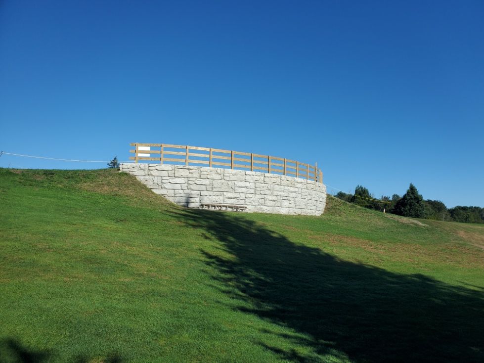 Retaining Walls for R McK Excavating in Lake Ariel, PA