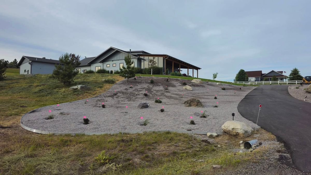 Landscape Installation for Blue Ridge Landscape in Polson, MT