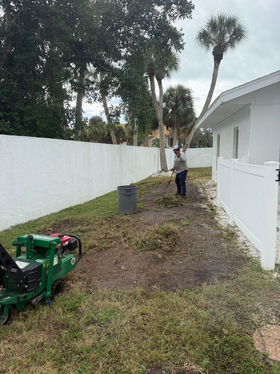 Sod Installation for Damian’s Tree Care in Sarasota, FL