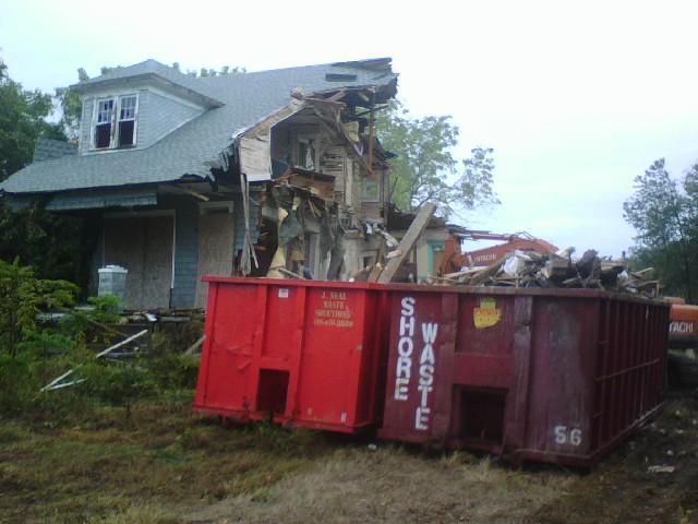 Demolition for R & W Excavation in Cambridge, MD