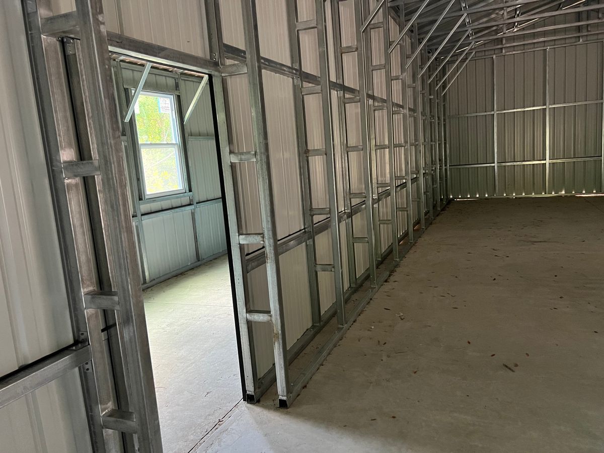 House Framing for Elite Custom Metal Structures in Belmont, MS