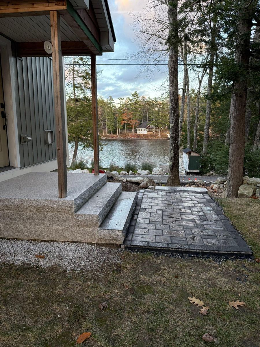 Custom Outdoor Spaces for Smythe’s Stonework & Masonry in Buxton, ME