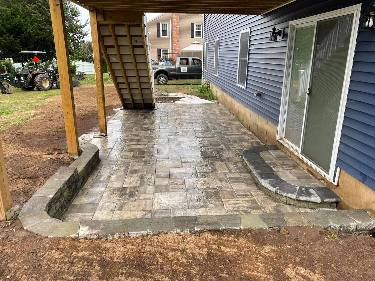 Patio Design & Construction for Smittys Property Maintenance LLC in Wethersfield, Connecticut