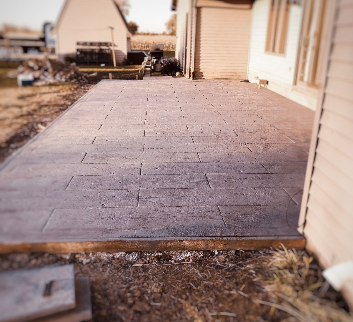 Stamped Concrete for Country Concrete in Monee, IL