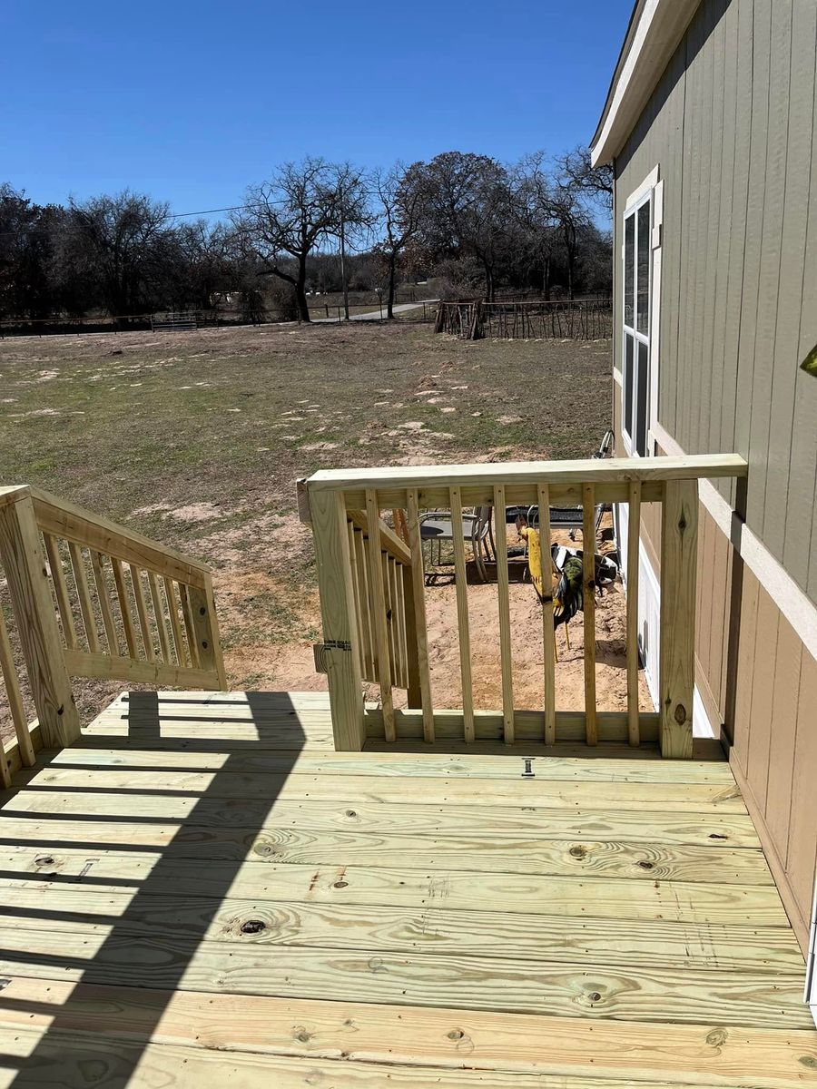 Decks & Porches for BAKER Carpentry in Joshua, TX