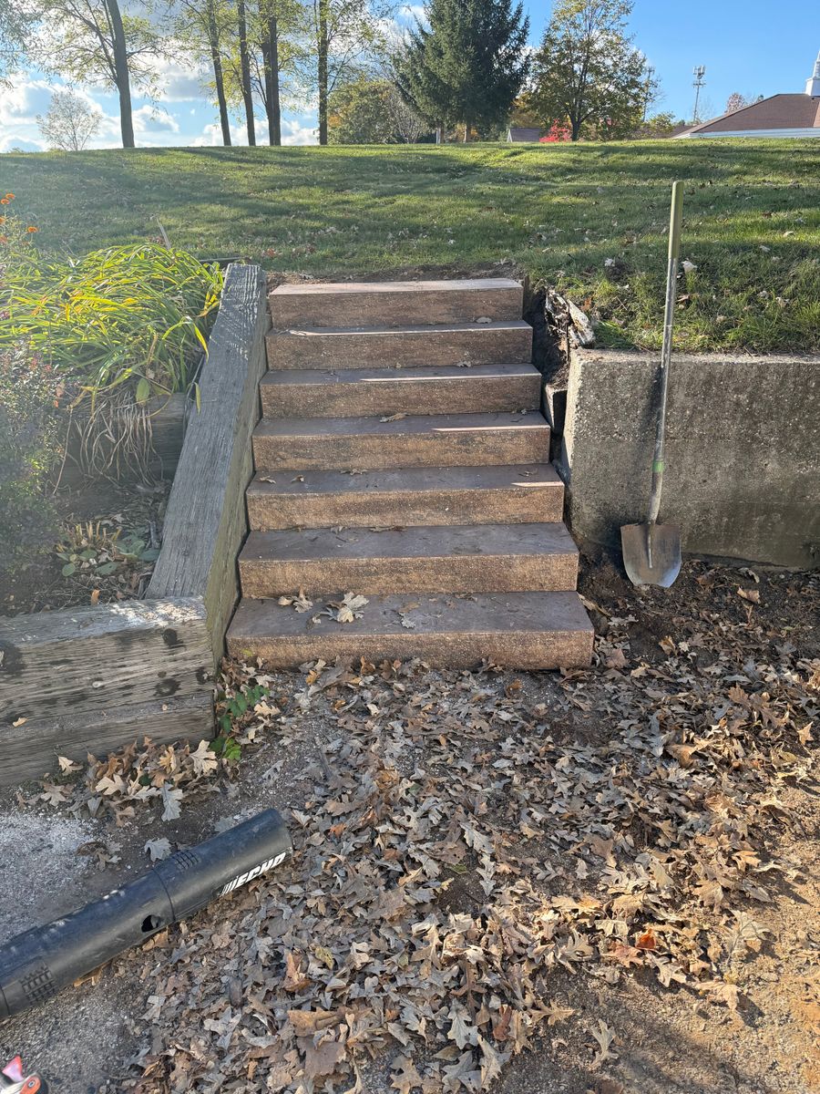Steps for Paradise Lawnscapes in West Bend, WI