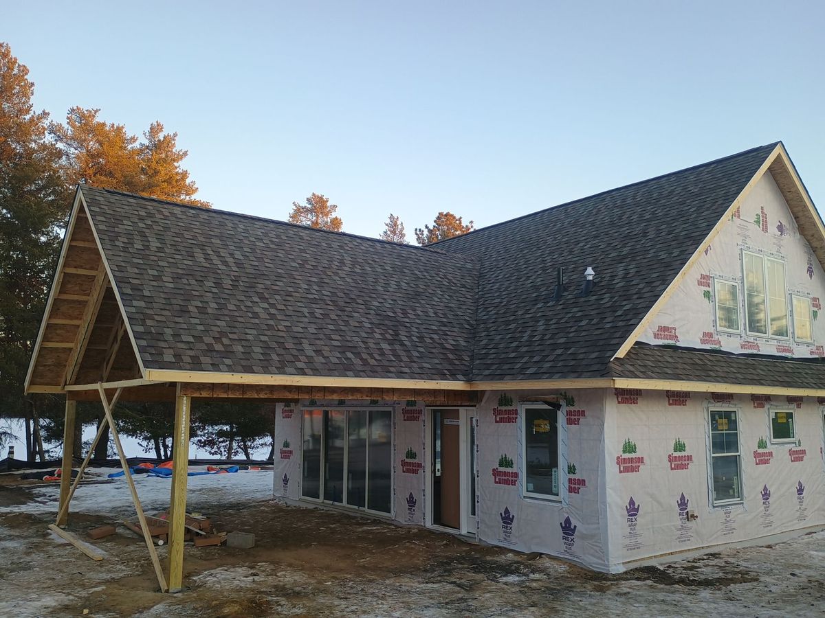 Asphalt Shingle Roofing Installation for Patriot Roofing Plus LLC in Pequot Lakes, MN