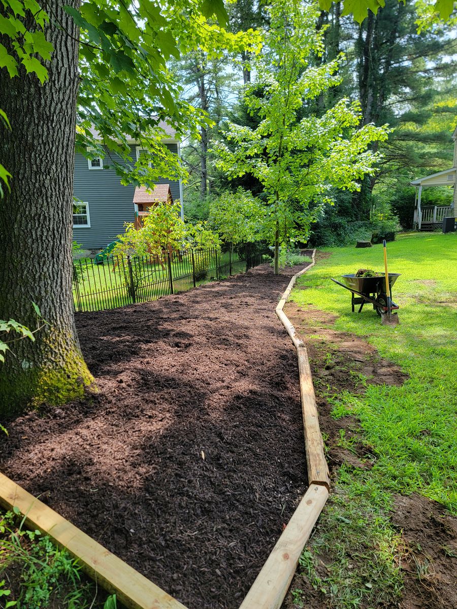 Mulch Installation for Sweet Scapes in Ballston Spa, NY