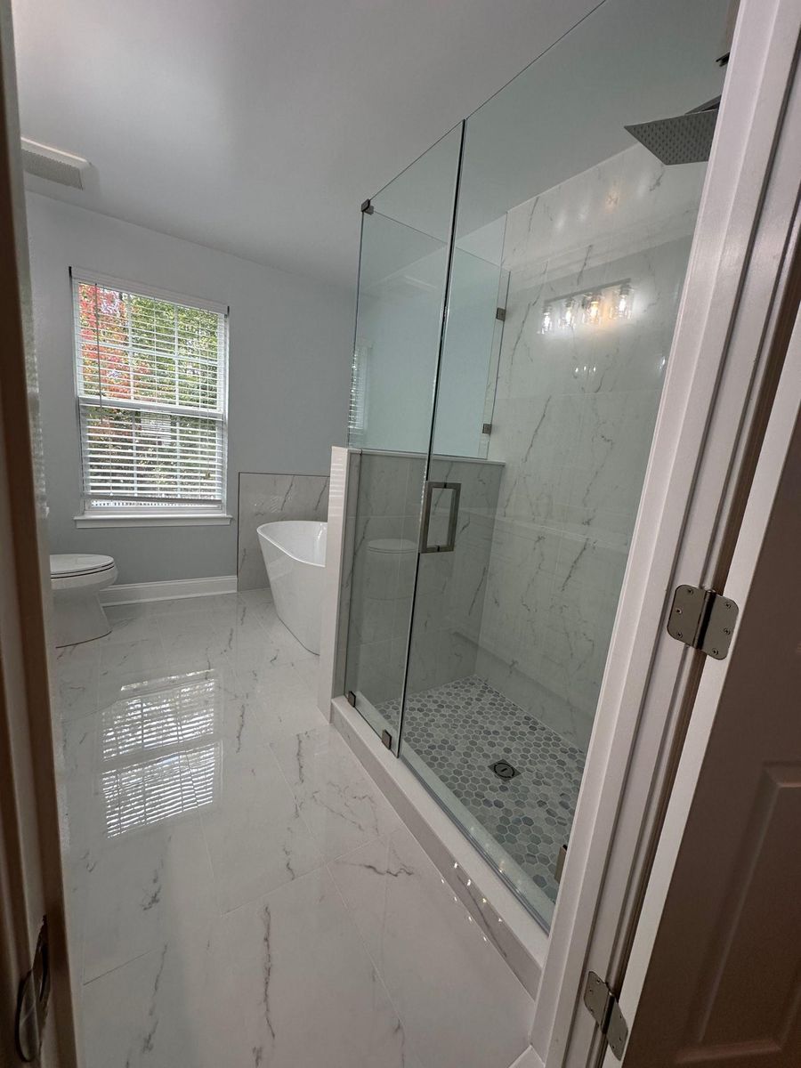 Bathroom Renovation for Aquia Construction, LLC  in Stafford County, VA