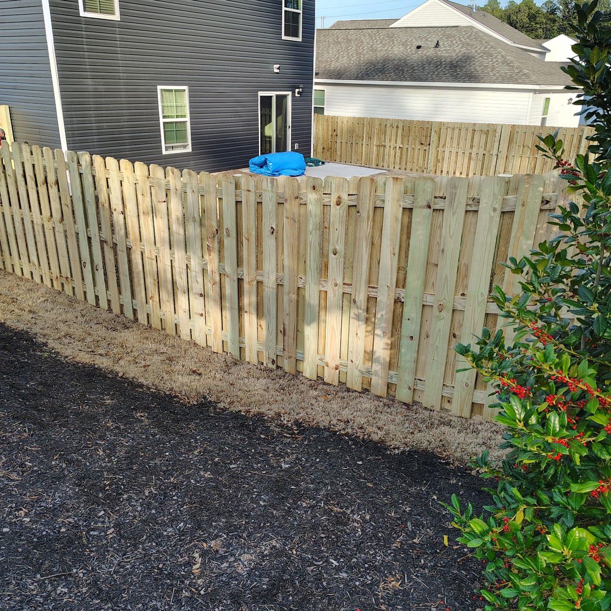 Fence Installation for JB Nealy Fence in Elgin, SC