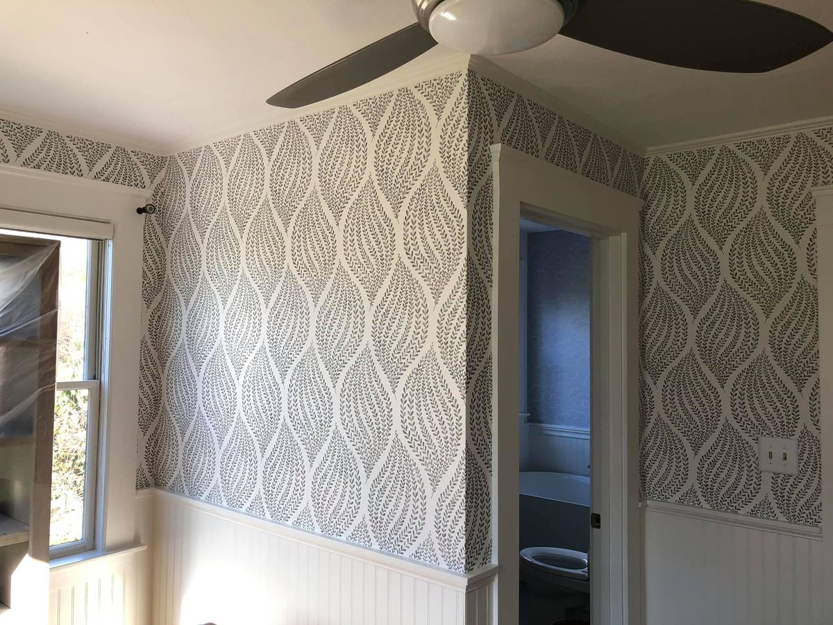 Wall Covering for AGA Custom Coatings in Newburyport, MA