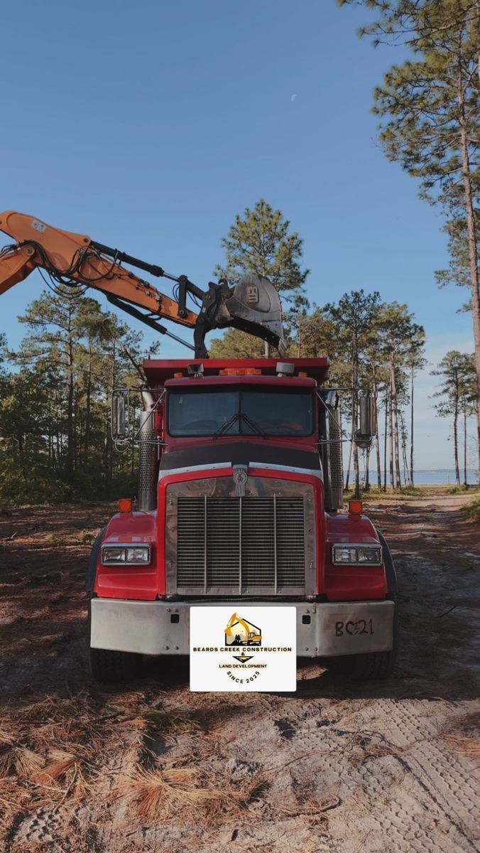 Debris Removal for Beards Creek Construction in Grantsboro, NC