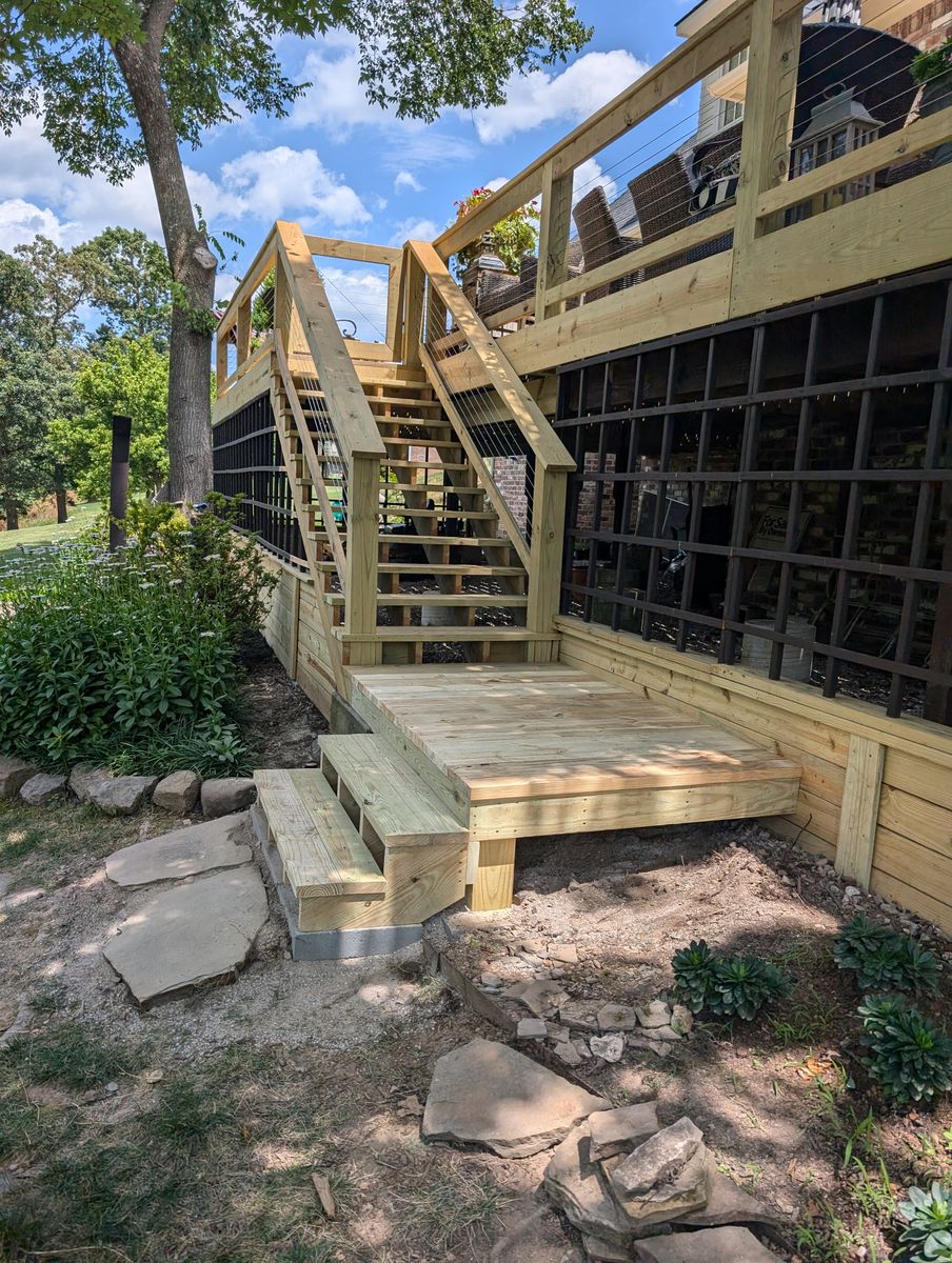 Deck and Patio Construction for NWA Custom Decks & Builds in Bentonville, AR