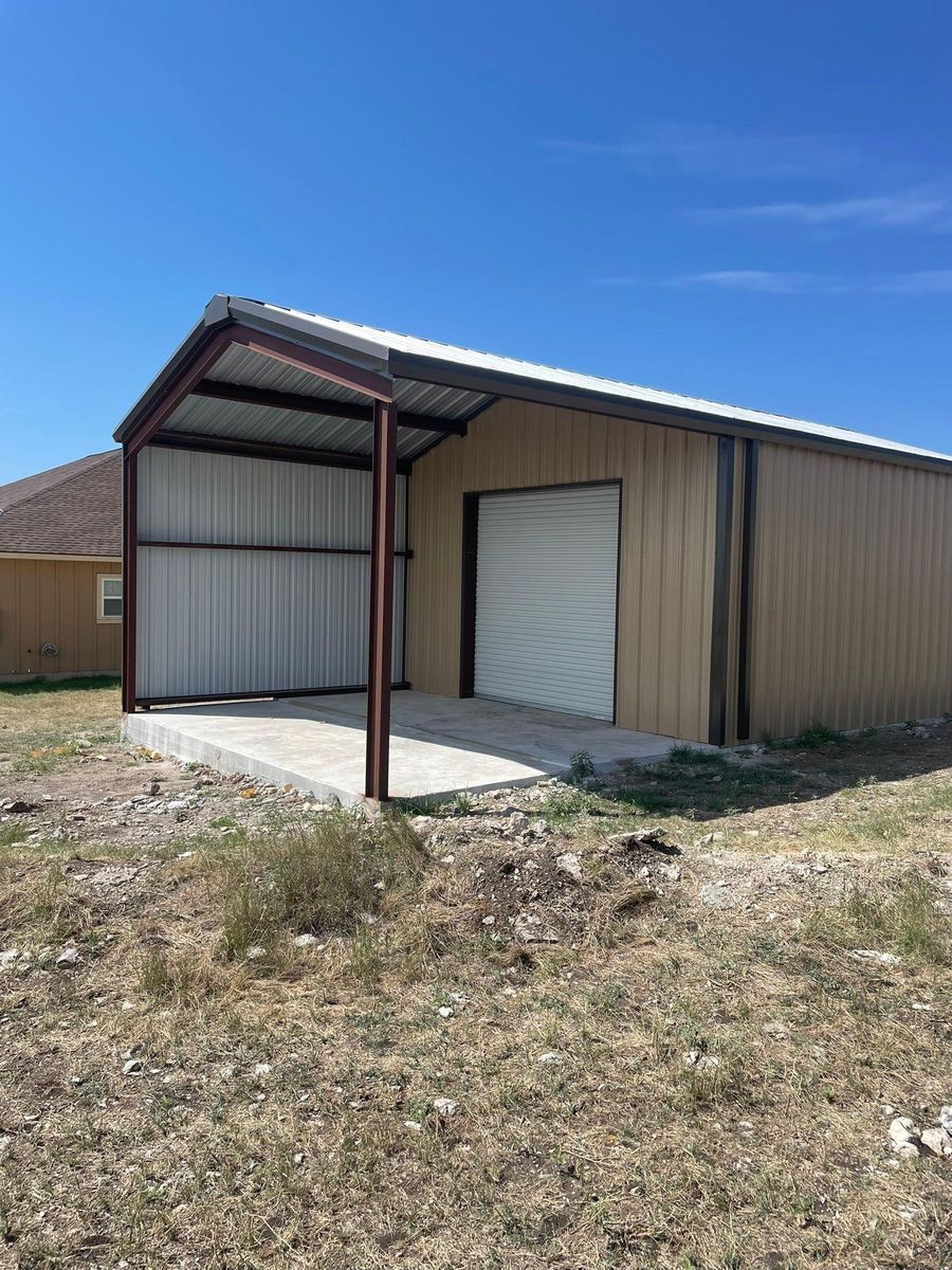 Barndominium Construction for Ryan Bohnert Innovations in Comfort, TX