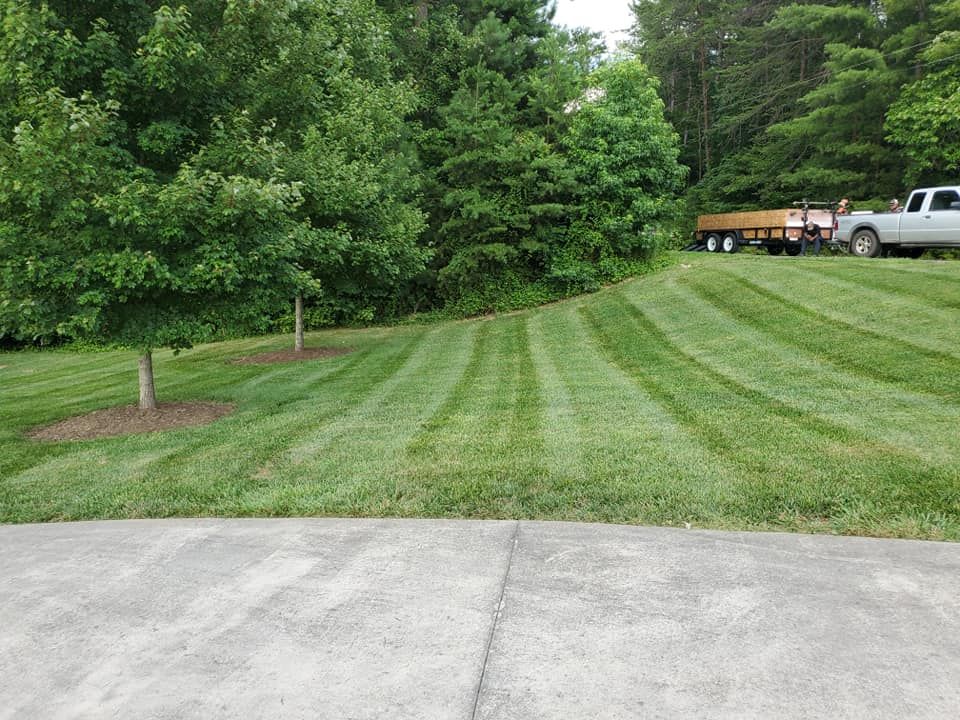 Mowing for L & C Landscaping in Statesville, NC